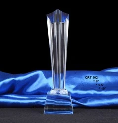 Blue Star Crystal Awards and Trophies - 9 / 9.5 / 10 Inches, Bangalore 24 hrs up to 72 hours / Other Cities 4 to 7 days.